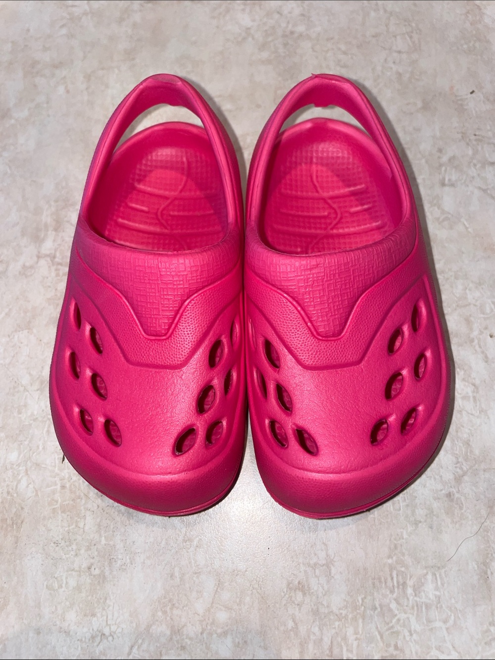 Pink Slip-On Clogs with Brown Faux-Fur Lined Slippers - Picture 4 of 5